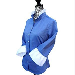 Pearly Vine 🆕 Scarlett Ribbon Trim Oxford Shirt